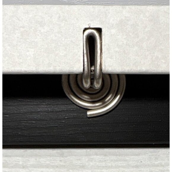 Ikea SÄLLSKAP Wall Mounted Coat Rack 5 Metal Hooks Modern Black 19.5" x 2.25" - Picture 2 of 9